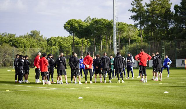 Gaziantep FK, devre arası kamp çalışmalarını Antalya'da sürdürdü