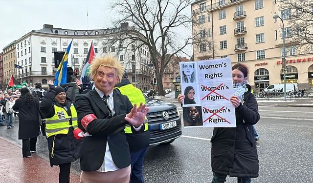 İsveç'te İsrail ve ABD protesto edildi