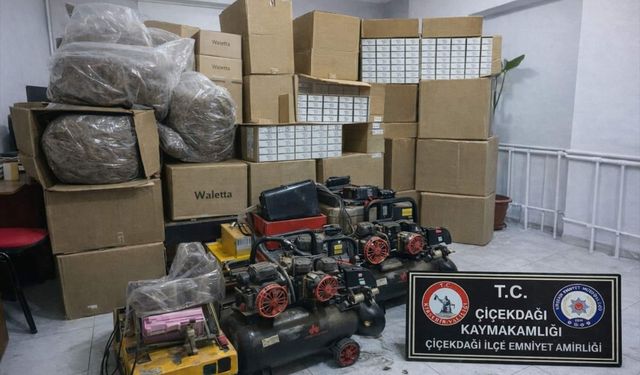 Kırşehir'de 1 milyon 217 bin makaron ele geçirildi