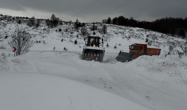 Ordu'da kar ve tipi nedeniyle ulaşımda aksamalar yaşandı