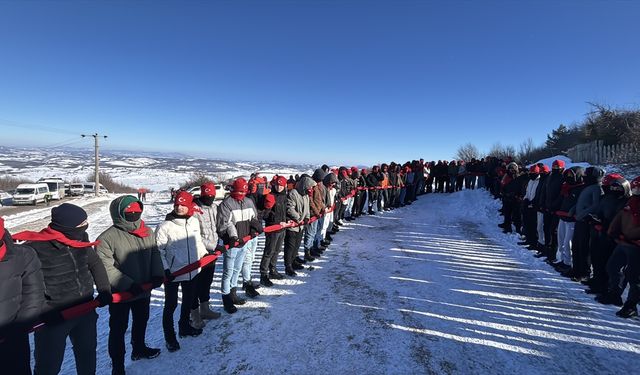 Samsun'da Sarıkamış şehitleri için anma programı ve bayrak yürüyüşü yapıldı