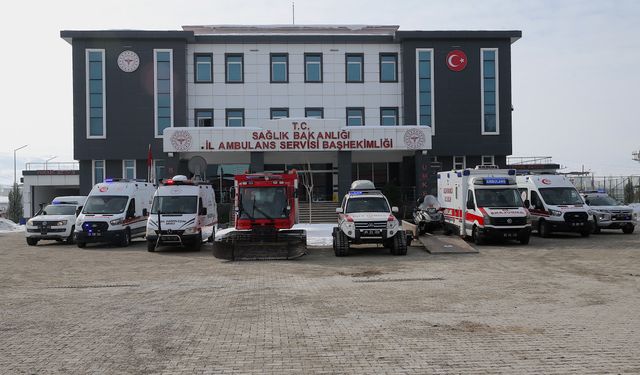 Van'da yıl başından bu yana 100 hasta kırsal mahallelerden alınarak hastaneye ulaştırıldı