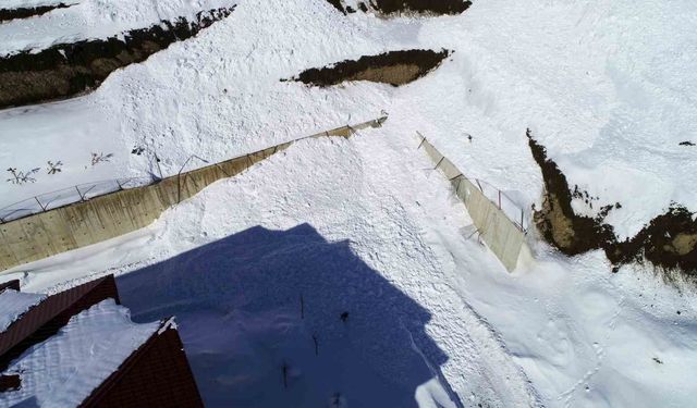 Çatak'ta iki ayrı çığ düştü