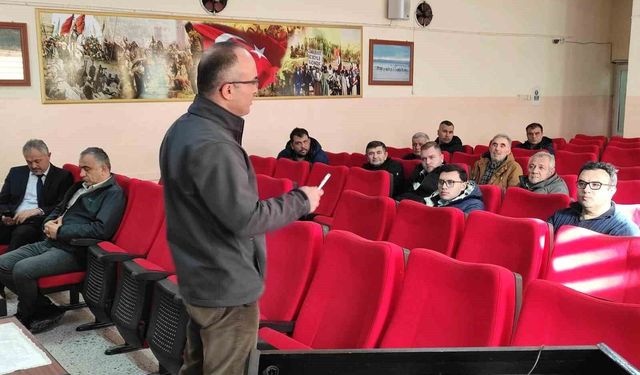 Çiftçiler TARSİM konusunda bilgilendirildi