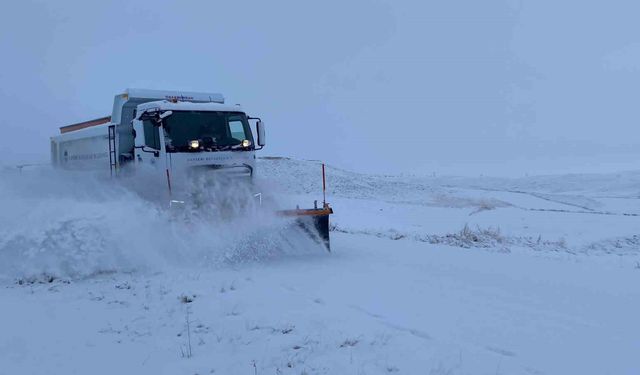 Kayseri'de 149 mahalleye ulaşım kapalı