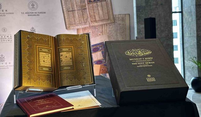 Kültür ve Turizm Bakanı Ersoy: 'Özenle çalıştık, en gelişmiş baskı tekniklerini kullandık'