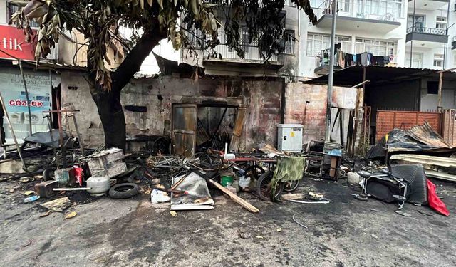 Mersin'de kundaklanan evde 58 yaşındaki kişi ağır yaralandı