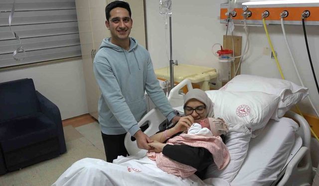 Rize'de 2026 yılının ilk bebeği 'Elif Bilge' oldu