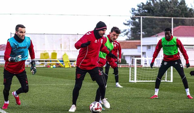 Samsunspor'da, Gençlerbirliği maçının hazırlıkları başladı