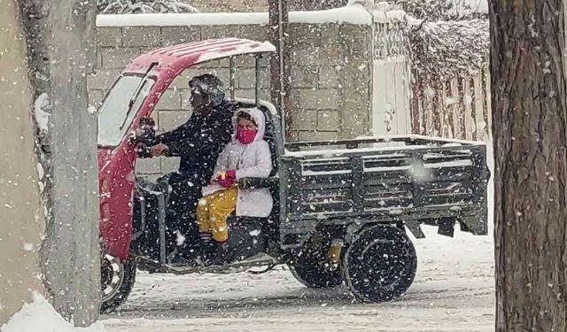 Van'da kar yağışı etkili oluyor