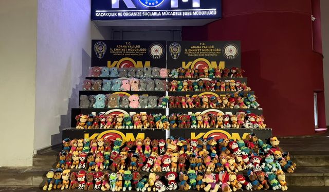 Adana'da 1515 kaçak oyuncak ele geçirildi
