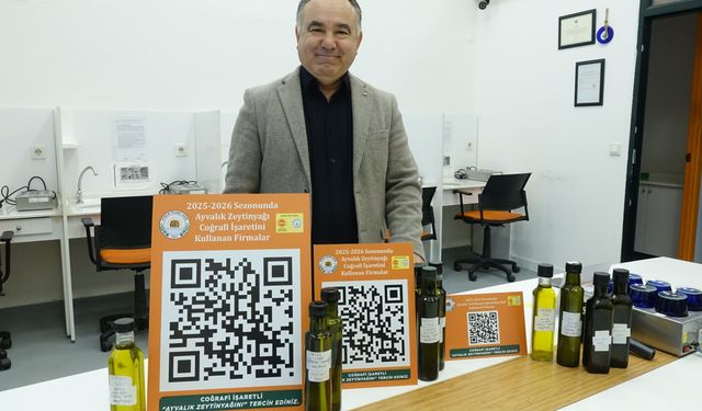 Ayvalık zeytinyağı, karekodla tarladan sofraya takip edilecek