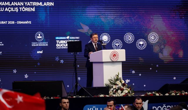 Bakan Yumaklı, 6 Şubat Depremleri Anma Programı ve Toplu Açılış Töreni'nde konuştu: