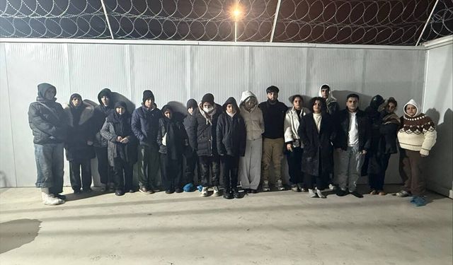Edirne'de 18 düzensiz göçmen yakalandı