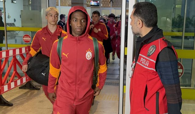 Galatasaray kafilesi Konya'ya geldi
