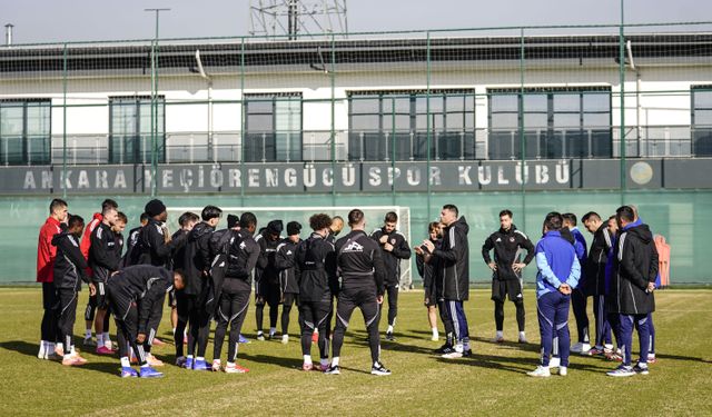 Gaziantep FK, kupa maçı hazırlıklarını Ankara'da tamamladı