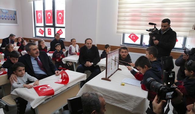 Milli Eğitim Bakanı Tekin, Erzurum'da ilkokul açılışında konuştu: