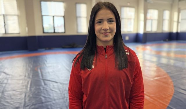 Milli güreşçi Esma Nur Kara, Avrupa ve dünya şampiyonasında kürsüde olmak için çalışıyor: