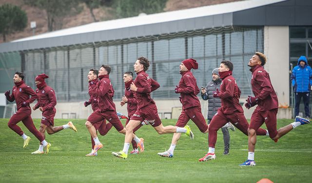 Trabzonspor, Fatih Karagümrük maçının hazırlıklarına başladı