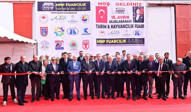 Aydın 13. Tarım Fuarı kapılarını açtı