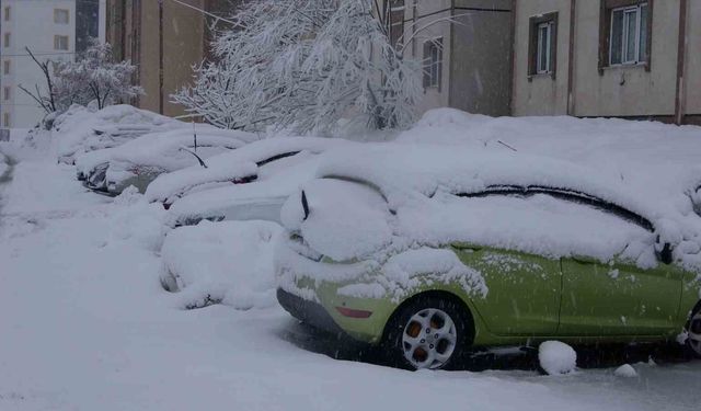 Bitlis'te kar yağışı: 62 köy yolu ulaşıma kapandı