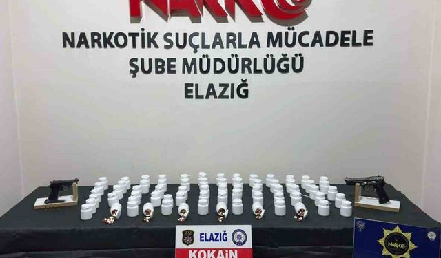 Elazığ'da 802 gram kokain ele geçirildi: 1 şahıs tutuklandı