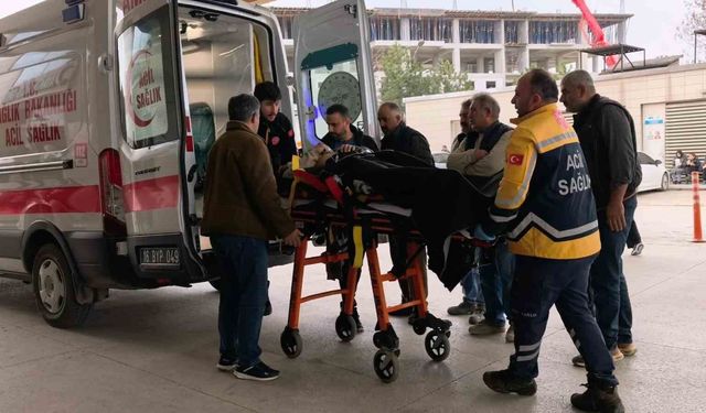 Elektrik akımına kapılan işçi 2'nci kattan düştü