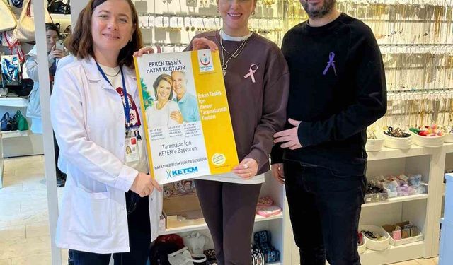 Erken tanı hayat kurtarır mottosu esnaflara anlatıldı