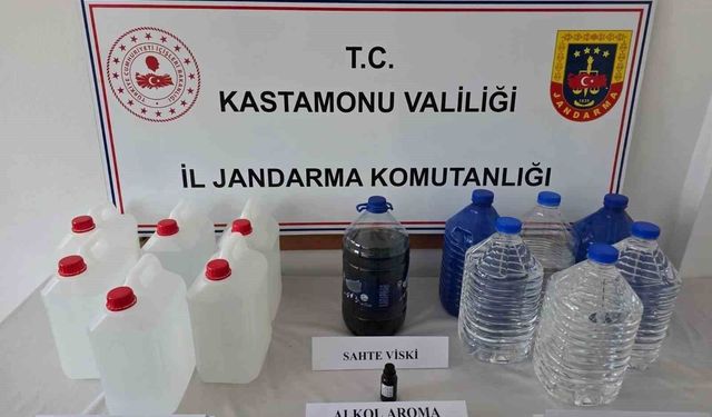 Kastamonu'da kaçak içki operasyonu: 12 gözaltı