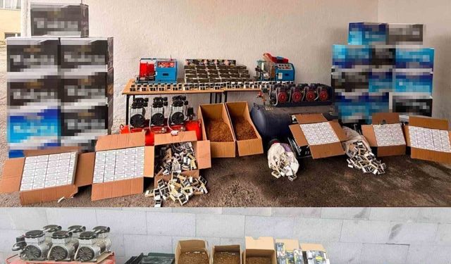 Tekirdağ'da 'Türkiye Duman' uygulaması: 4 aranan şahıs yakalandı, 47 kilogram tütün ele geçirildi