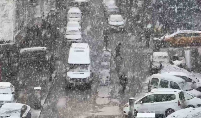 Van'da yoğun kar yağışı etkili oldu