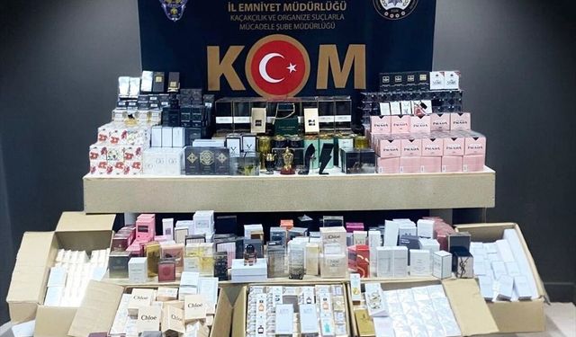 Edirne'de çok sayıda kaçak parfüm ve akıllı saat ele geçirildi