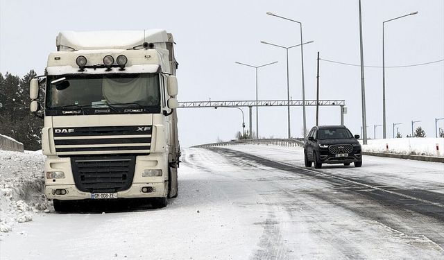 Erzurum, Kars ve Ardahan'da kar etkili oluyor