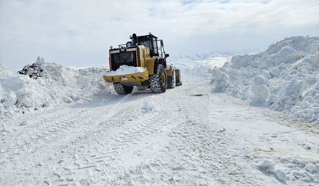 Erzurum, Tunceli ve Kars'ta kar nedeniyle 198 yerleşim yerinin yolu kapandı