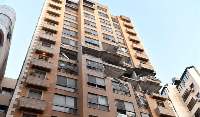 İsrail ordusu, Lübnan'ın başkenti Beyrut'ta bir binaya saldırı düzenledi