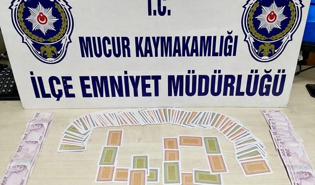 Kırşehir'de kumar oynayan 8 kişiye 92 bin 832 lira ceza kesildi