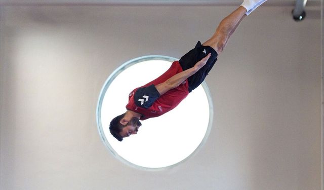 Milli cimnastikçi Hüseyin Engin, madalya için hedef büyüttü