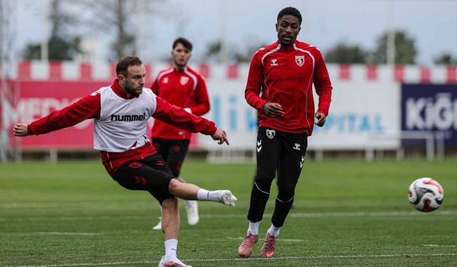 Samsunspor, Konyaspor maçının hazırlıklarını sürdürdü