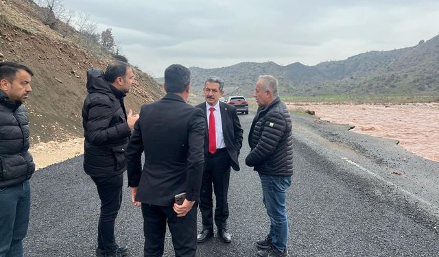 Şırnak'ta sağanaktan etkilenen 2 köyde hasarın giderilmesine çalışılıyor