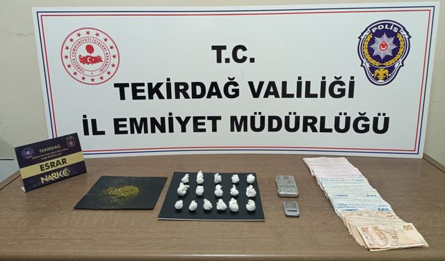 Tekirdağ'da uyuşturucu operasyonlarında yakalanan 11 şüpheli tutuklandı