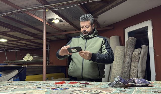 Zonguldak'ta halıdan çıkan altınlar sahibine ulaştırıldı