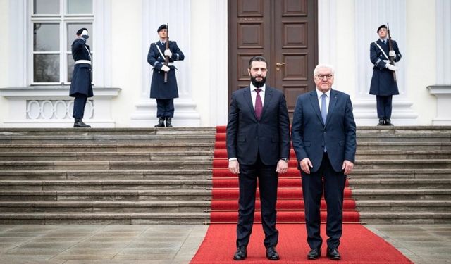 Almanya Cumhurbaşkanı Steinmeier, Suriyeli mevkidaşı eş-Şara ile görüştü