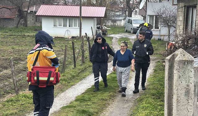 Bolu'da baca yangını: 1 yaralı