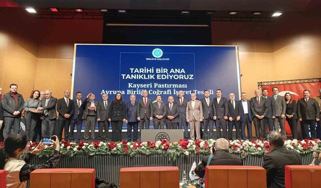 Kayseri'de 'pastırma' sevinci