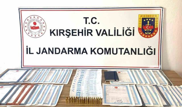 Kırşehir'de 'tefecilik' operasyonu: 3 kişiye adli işlem başlatıldı