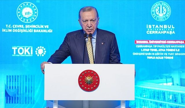 Cumhurbaşkanı Erdoğan: Cerrahpaşa'da 900 hasta yatağı, 40 ameliyathanesi bulunan kampüs kuracağız