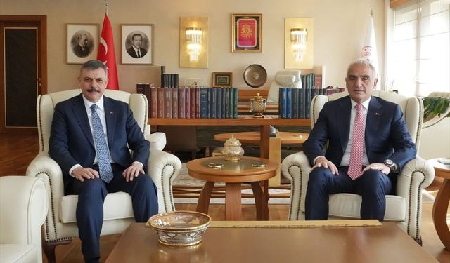 İçişleri Bakanı Çiftçi, Kültür ve Turizm Bakanı Ersoy ile görüştü