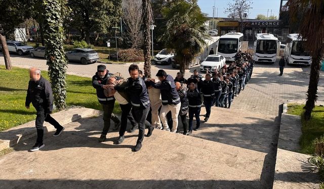 Samsun merkezli suç örgütü operasyonunda 25 zanlı gözaltına alındı