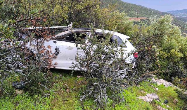 Kontrolden çıkan otomobil uçuruma yuvarlandı: 1 ölü
