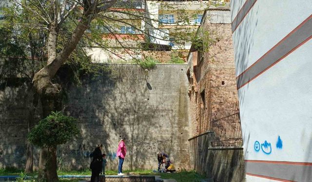 Ot toplamak istedi, 5 metreden aşağı düştü